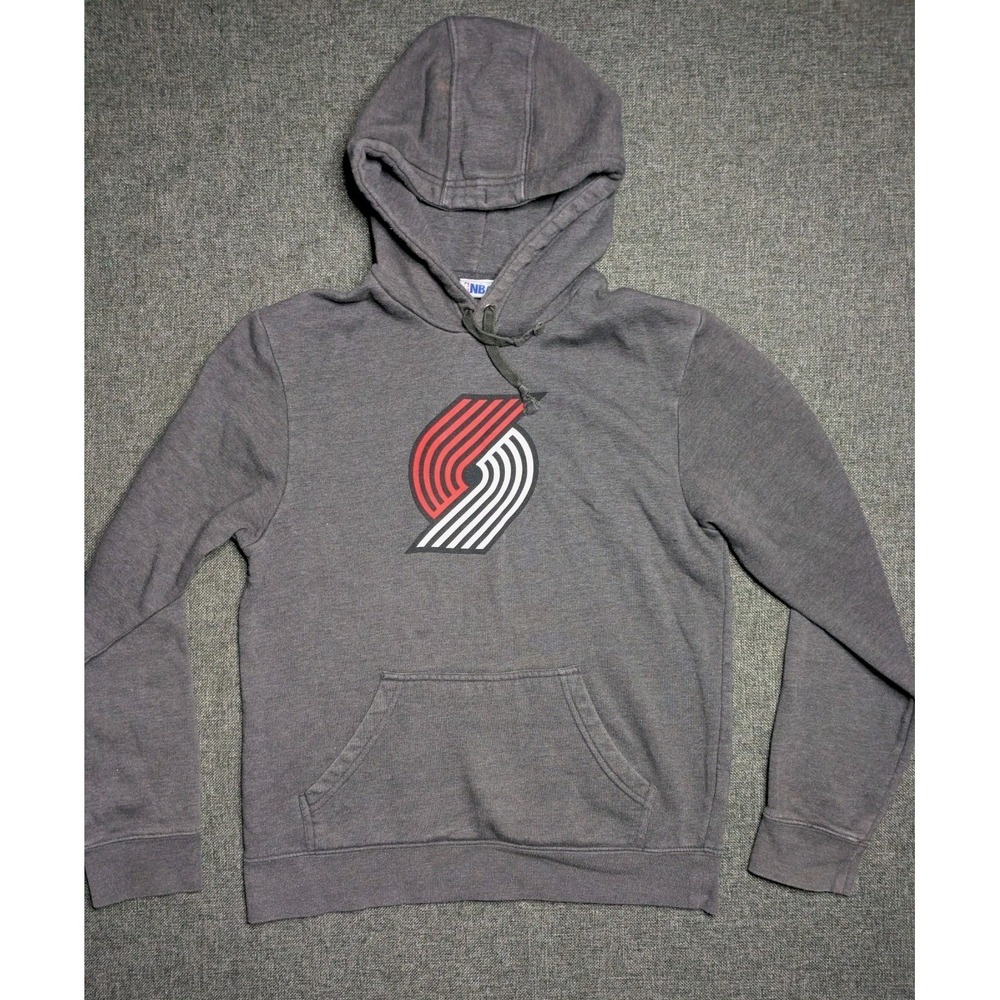 NBA Portland Trail Blazers Basketball Logo Pullover Hoodie Men Size Medium